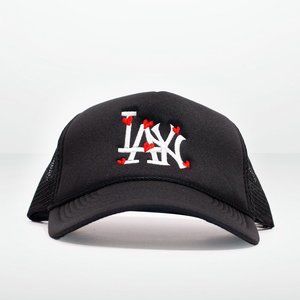 Urban Outfitters LOVELOST BLACK WITH HEARTS "LA2NY